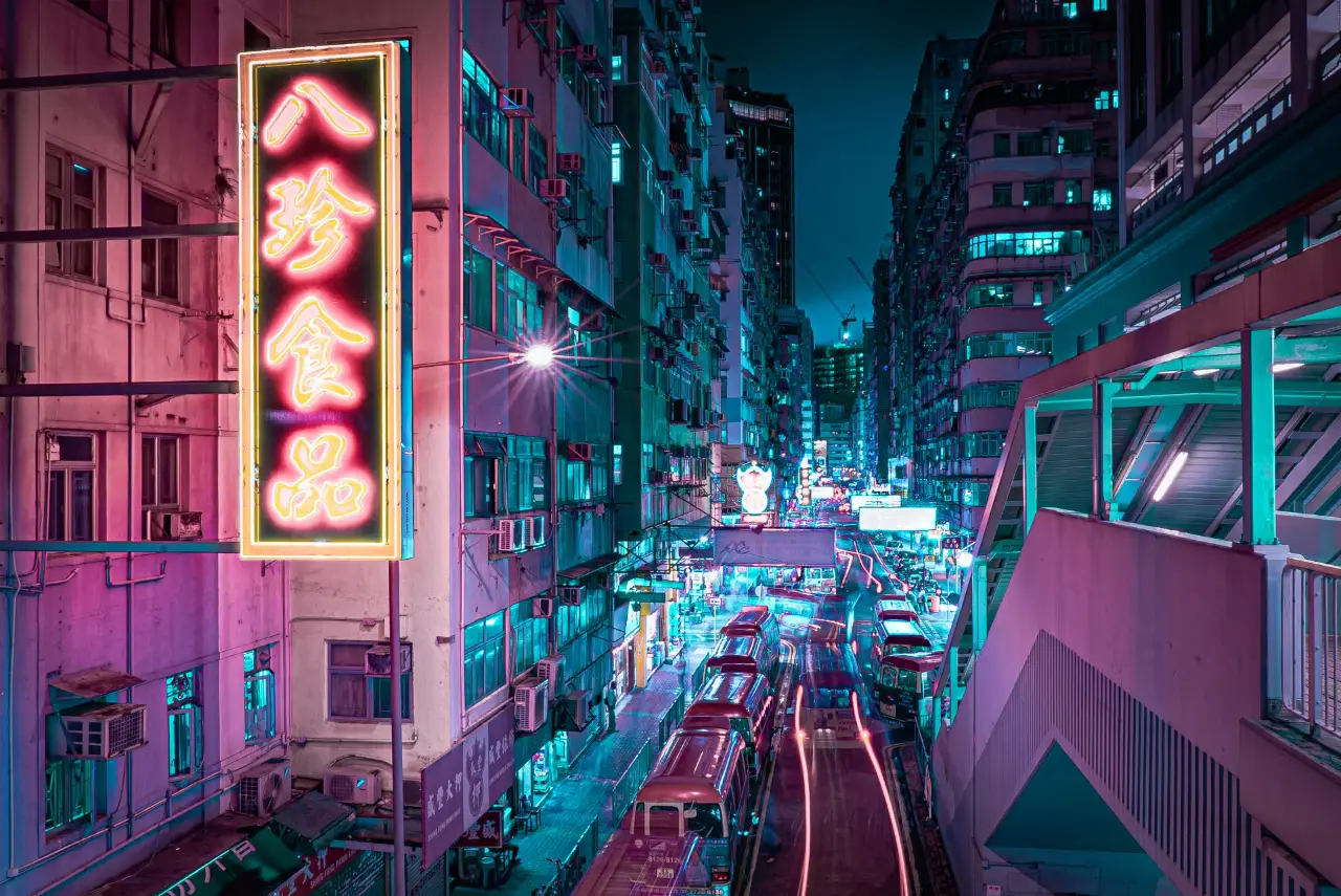 Neongasse · Hongkong